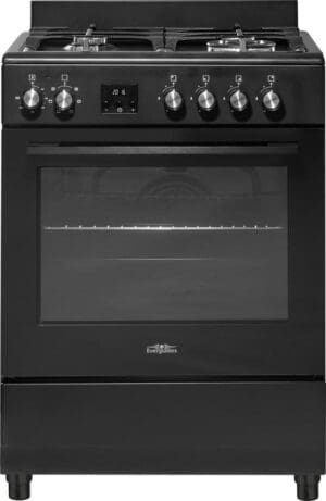Everglades EVCK6020 - Gasfornuis - Mat Zwart
