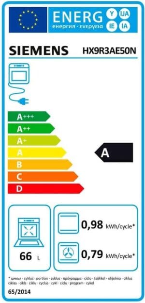 Siemens HX9R3AE50N - iQ300 - Vrijstaand gas-elektro fornuis - Afbeelding 3
