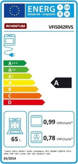 Inventum VFI5042RVS - Vrijstaand inductie fornuis - Afbeelding 3