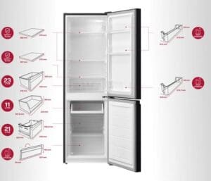 Inventum KV1500B - Vrijstaande koel-vriescombinatie - Afbeelding 9