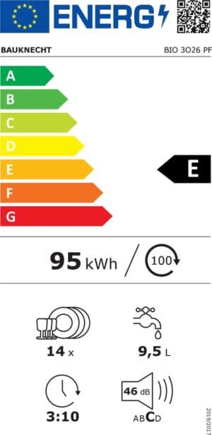 Bauknecht BIO3O26PF vaatwasser Volledig ingebouwd - Afbeelding 3