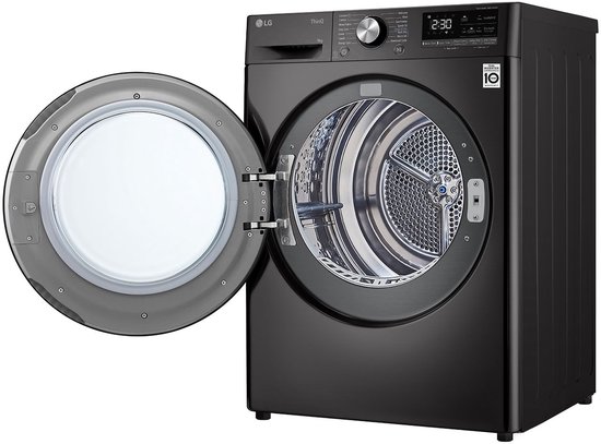 LG RH90V9LVEN wasdroger - 9 kg, C, Dual inverter heatpump, 62 dBA, 14 programma's - Afbeelding 4