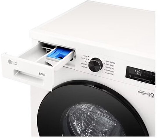 LG W4X1085NWB | Wasdroogcombinatie | 8/5 kg | Steam - Afbeelding 5