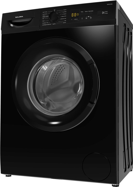 Salora WMH6155B - Wasmachine - 6 kg - 1000 RPM - Wasmachines - Zwart - Afbeelding 6