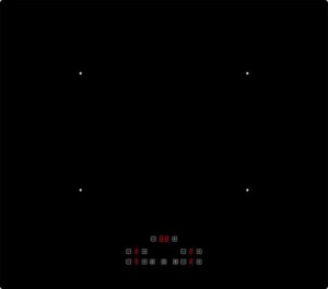 Exquisit EKI614-30 - Inbouw inductie kookplaat - 4 Kookzones - Met Booster - Met Kinderslot