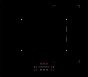 Exquisit EKI624-30 - Inbouw Inductiekookplaat - Met Bridge Functie - 4 Kookzones - Slide Control - 1 en 2 Fasen