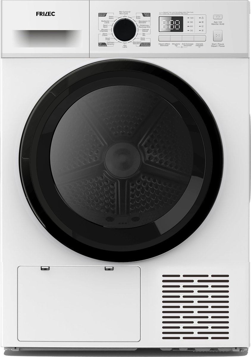 Frilec KOBLENZ8882TWP-030 - Warmtepompdroger - Wit - 8kg Laadvermogen