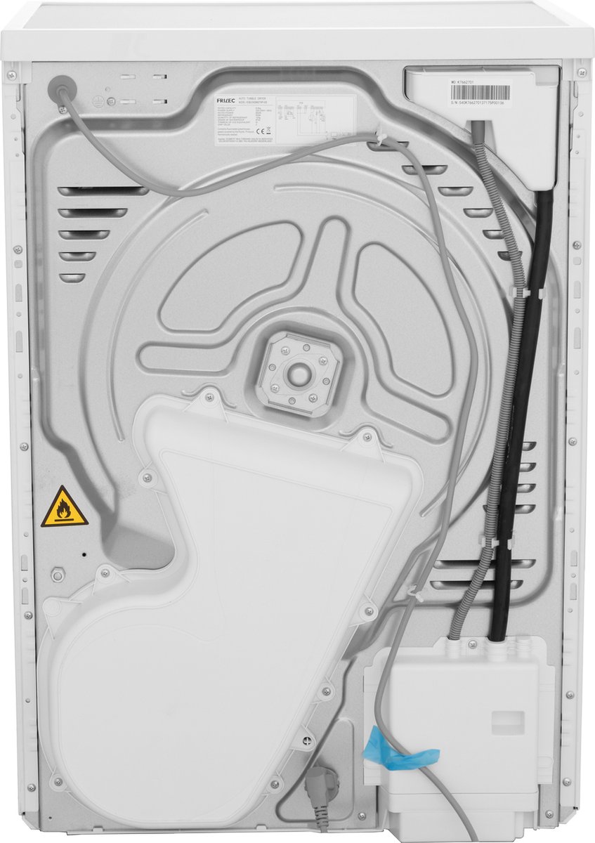 Frilec KOBLENZ8882TWP-030 - Warmtepompdroger - Wit - 8kg Laadvermogen - Afbeelding 7