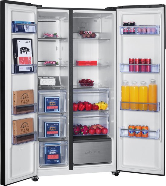 Frilec BONNSBS-680-040CB - Amerikaanse koelkast - C label - Afbeelding 8