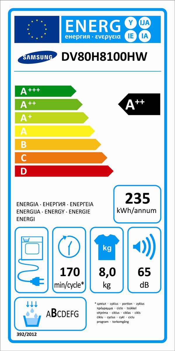 Samsung DV80H8100HW - Warmtepompdroger - Afbeelding 3