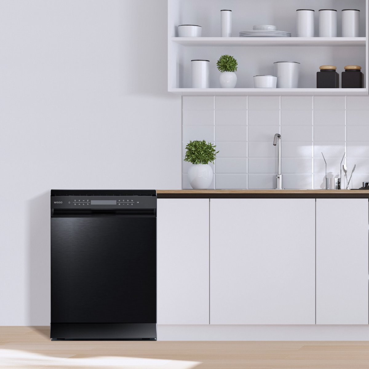 Wiggo WD-F6148B(DX) - Vrijstaande Vaatwasser - 60cm - Afbeelding 5
