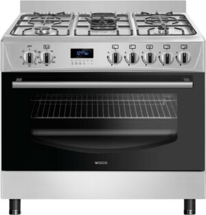 Wiggo - WO-E909R(XX) - Vrijstaand - Gasfornuis - 90 cm