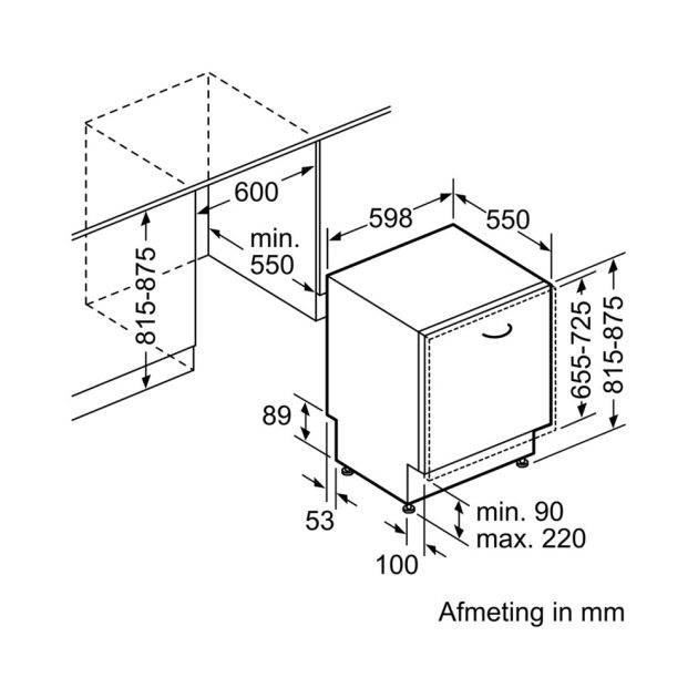 Siemens SN636X08IE volledig geïntegreerde vaatwasser | Stil & energiezuinig - Afbeelding 5