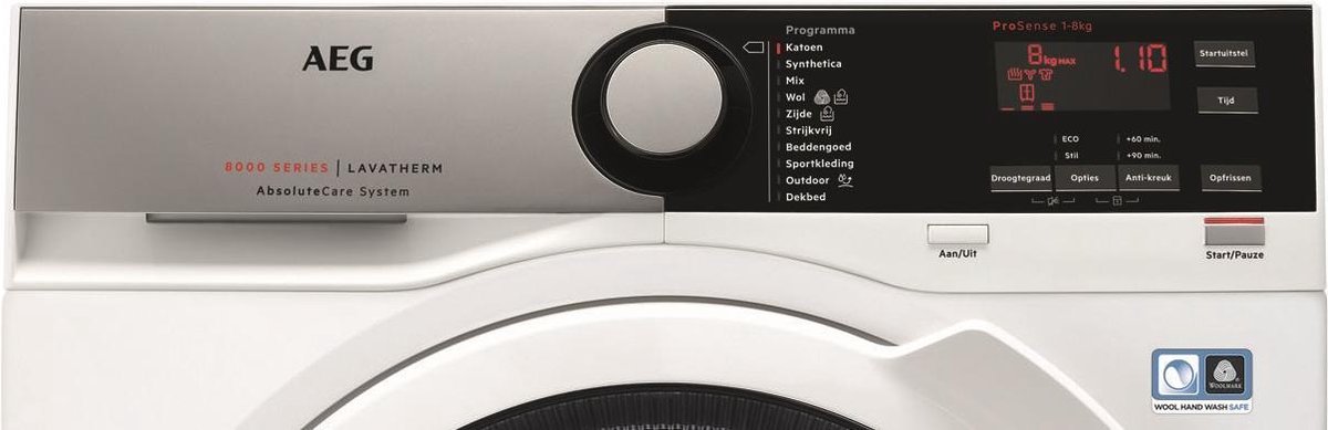 AEG T8DE84EW Warmtepompdroger – 8 kg - Afbeelding 5