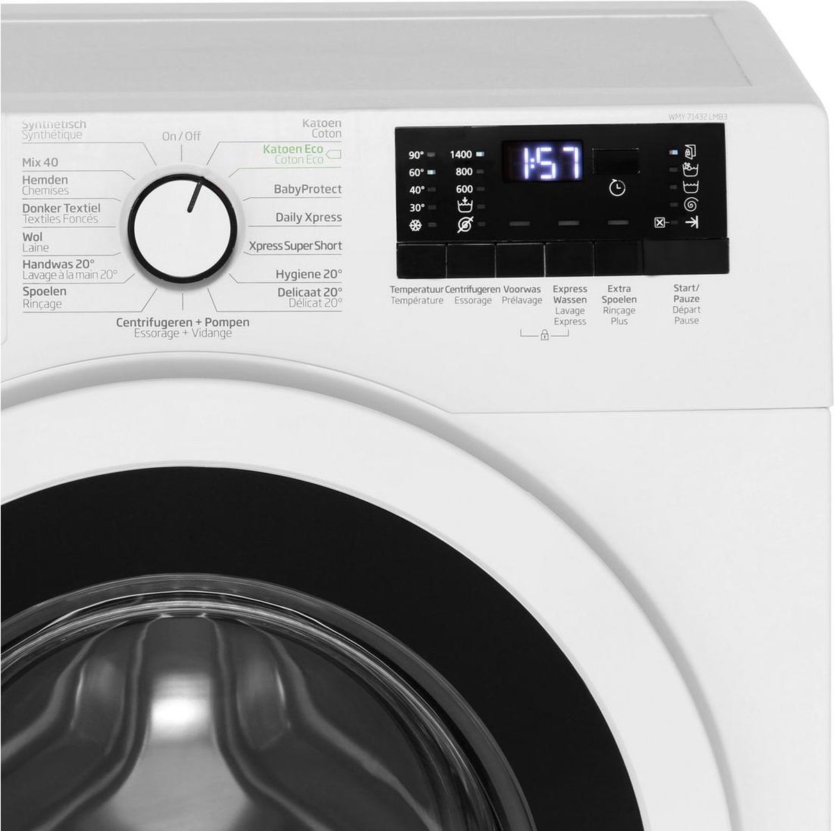 Beko WMY71432LMB3 Wasmachine – 7 kg - Afbeelding 3