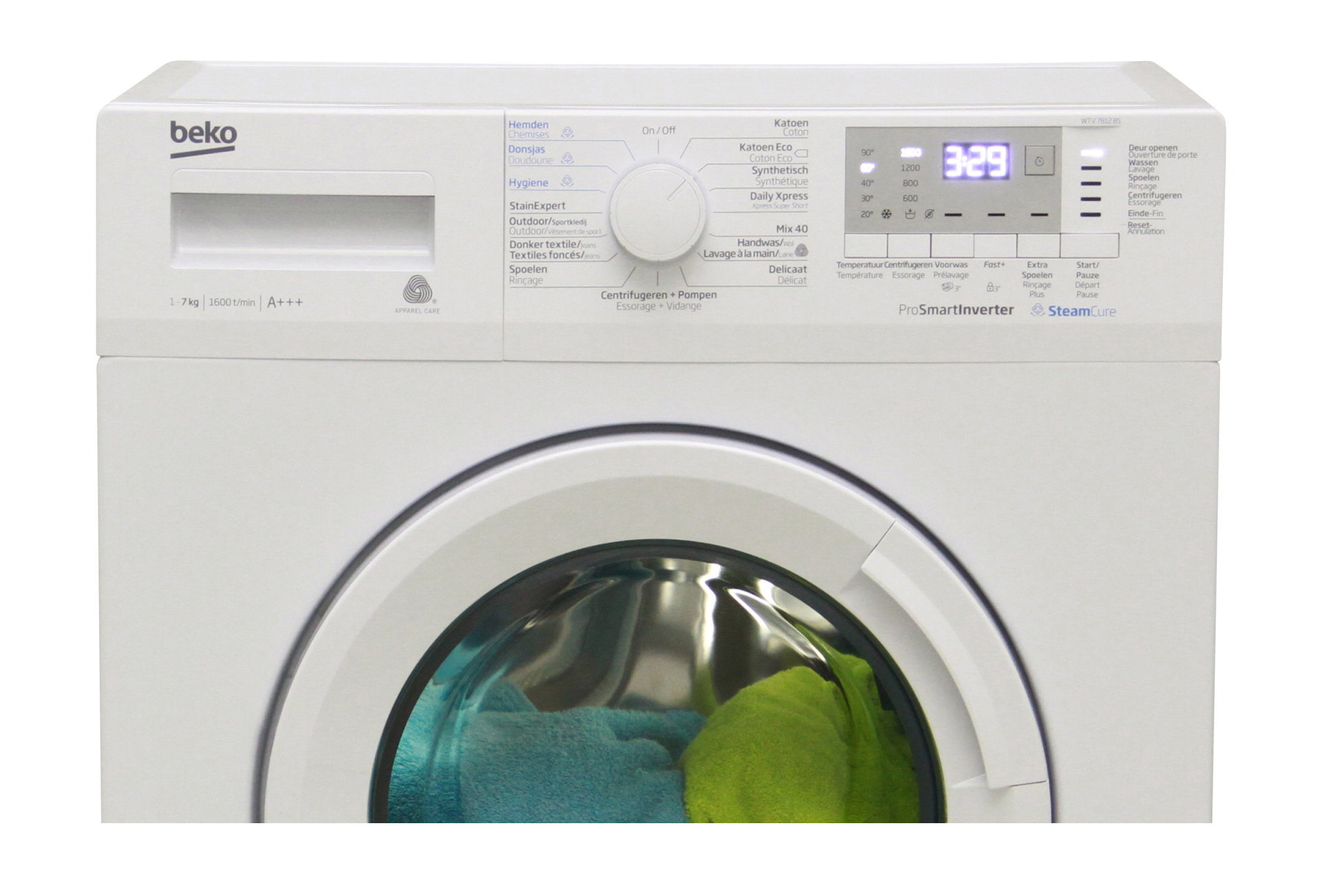 Beko WTV7812BS Wasmachine 7 kg 1600 tpm A+++ - Afbeelding 4