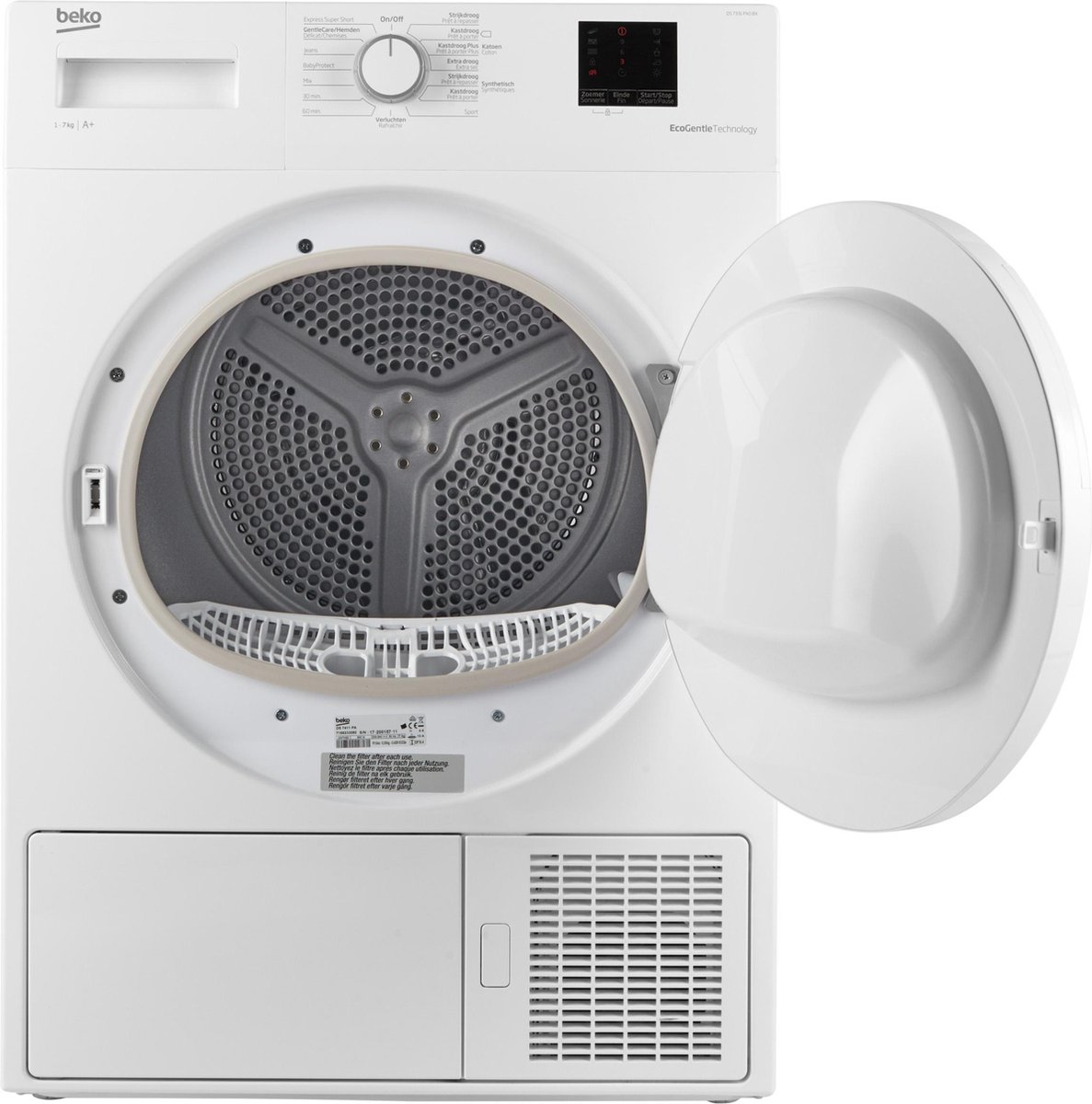 Beko DS73311BXBD warmtepompdroger 7 kg wit