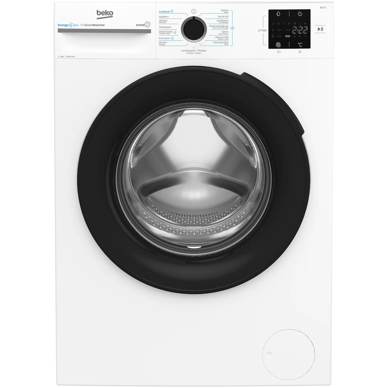 Beko BM3WFU3741W wasmachine 7 kg wit