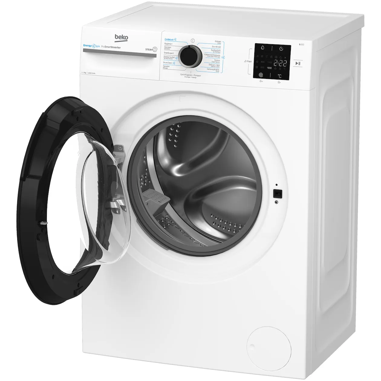 Beko BM3WFU3741W wasmachine 7 kg wit