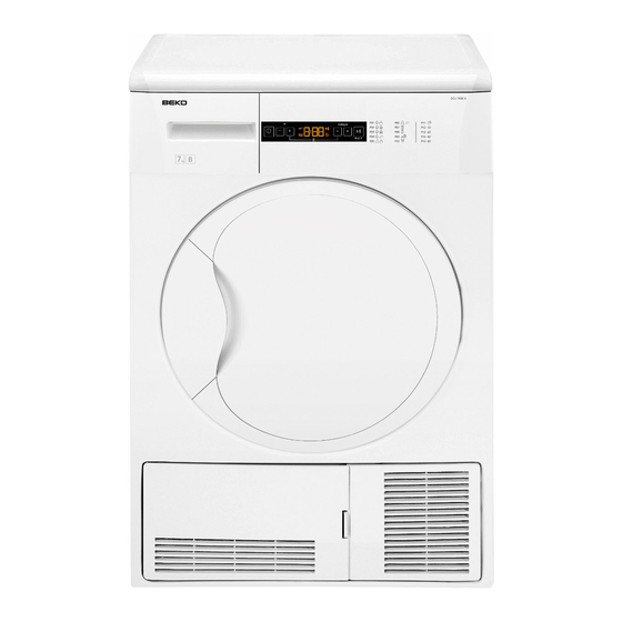 Beko DCU7430 condensdroger 7 kg wit