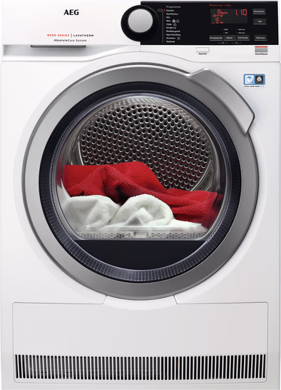 AEG T8DB68EX warmtepompdroger 8000 AbsoluteCare 8 kg wit