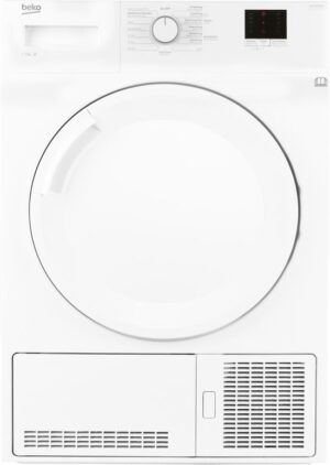 Beko DCU720030BX condensdroger met 7 kg laadvermogen, anti-kreukfunctie en condensdroogtechnologie in witte uitvoering