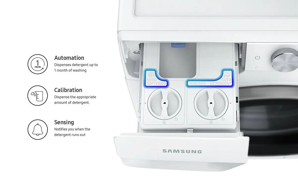 Samsung WW80T634ALHAS2 wasmachine 8 kg wit