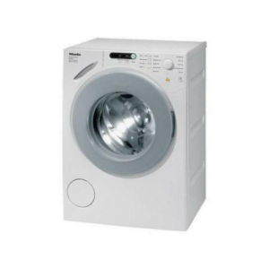 Miele Novotronic W1514 wasmachine met 5 kg laadvermogen, 1400 rpm centrifuge en WaterControl-System in witte uitvoering.