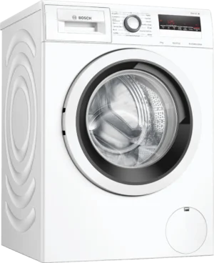Bosch Serie 4 WAN28276NL wasmachine met SpeedPerfect, EcoSilence Drive motor, ActiveWater Plus en 8 kg laadvermogen in witte uitvoering.