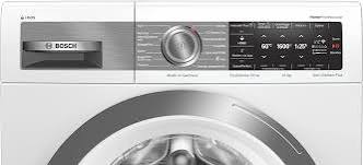 Bosch Serie 8 WAXH2E90NL wasmachine met 10 kg laadvermogen, i-DOS automatische dosering, 4D Wash System, Home Connect en EcoSilence Drive motor in witte uitvoering.