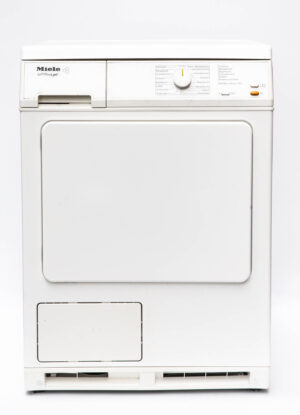 Miele T4263C condensdroger met SoftCare trommel, Sensitive vochtmeting en 6 kg laadvermogen in lotuswitte uitvoering.