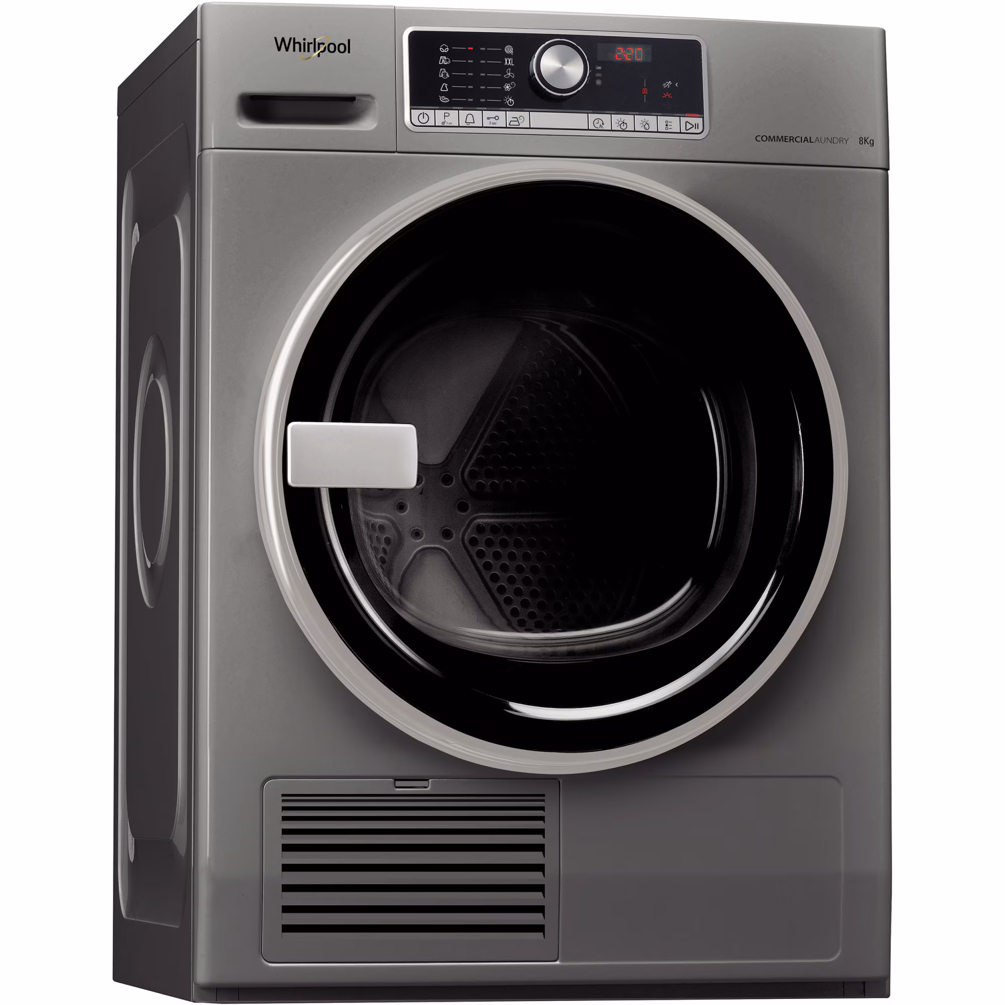 Whirlpool AWZ8CD PRO condensdroger met 6th Sense technologie, elektronische vochtmeting, RVS trommel en 8 kg laadvermogen