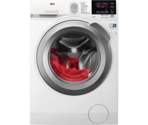 AEG 6000 ProSense L6FBKOLN wasmachine met ProSense®, SoftPlus, ÖKOInverter motor, AquaControl en 8 kg laadvermogen in witte uitvoering.