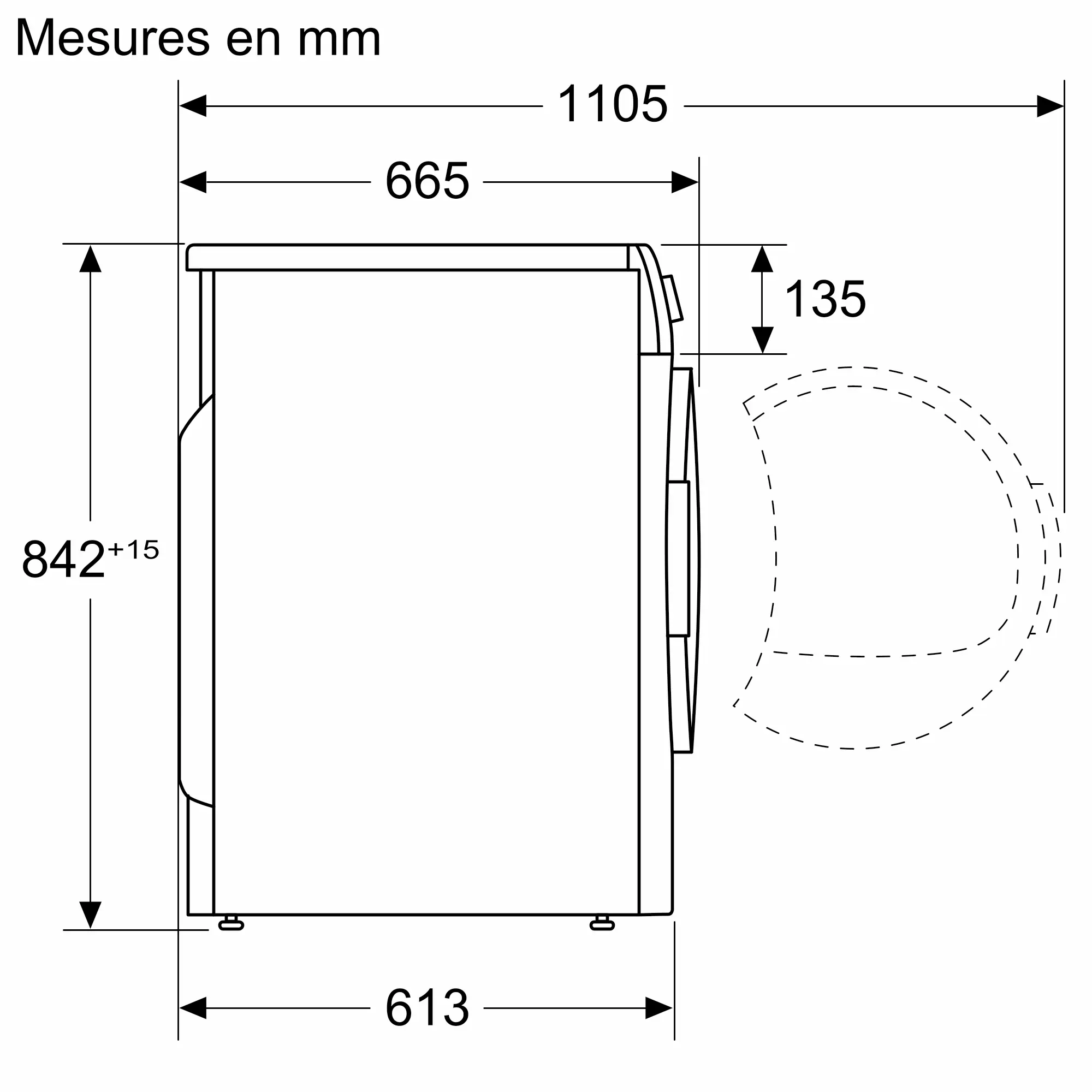 Siemens iQ300 WT45RV80 warmtepompdroger met autoDry, easyClean-filter, softDry trommelsysteem, super40'-programma en 7 kg laadvermogen in witte uitvoering.
