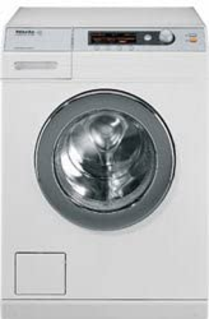 Miele W 2888 WPS Navitronic wasmachine met 5 kg laadvermogen, 1800 toeren, SoftCare-trommel en Waterproof-systeem in witte uitvoering