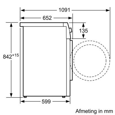 De Siemens iQ500 WT46G400NL condensdroger met 8 kg laadvermogen, autoDry, softDry trommelsysteem en SuperKort 40. Betrouwbaar, stil en zorgvuldig drogen