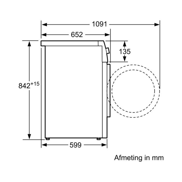 De Siemens iQ500 WT46G400NL condensdroger met 8 kg laadvermogen, autoDry, softDry trommelsysteem en SuperKort 40. Betrouwbaar, stil en zorgvuldig drogen