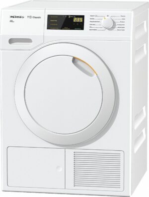 Miele TDB130WP Eco warmtepompdroger 7 kg met PerfectDry en SoftCare-trommel.
