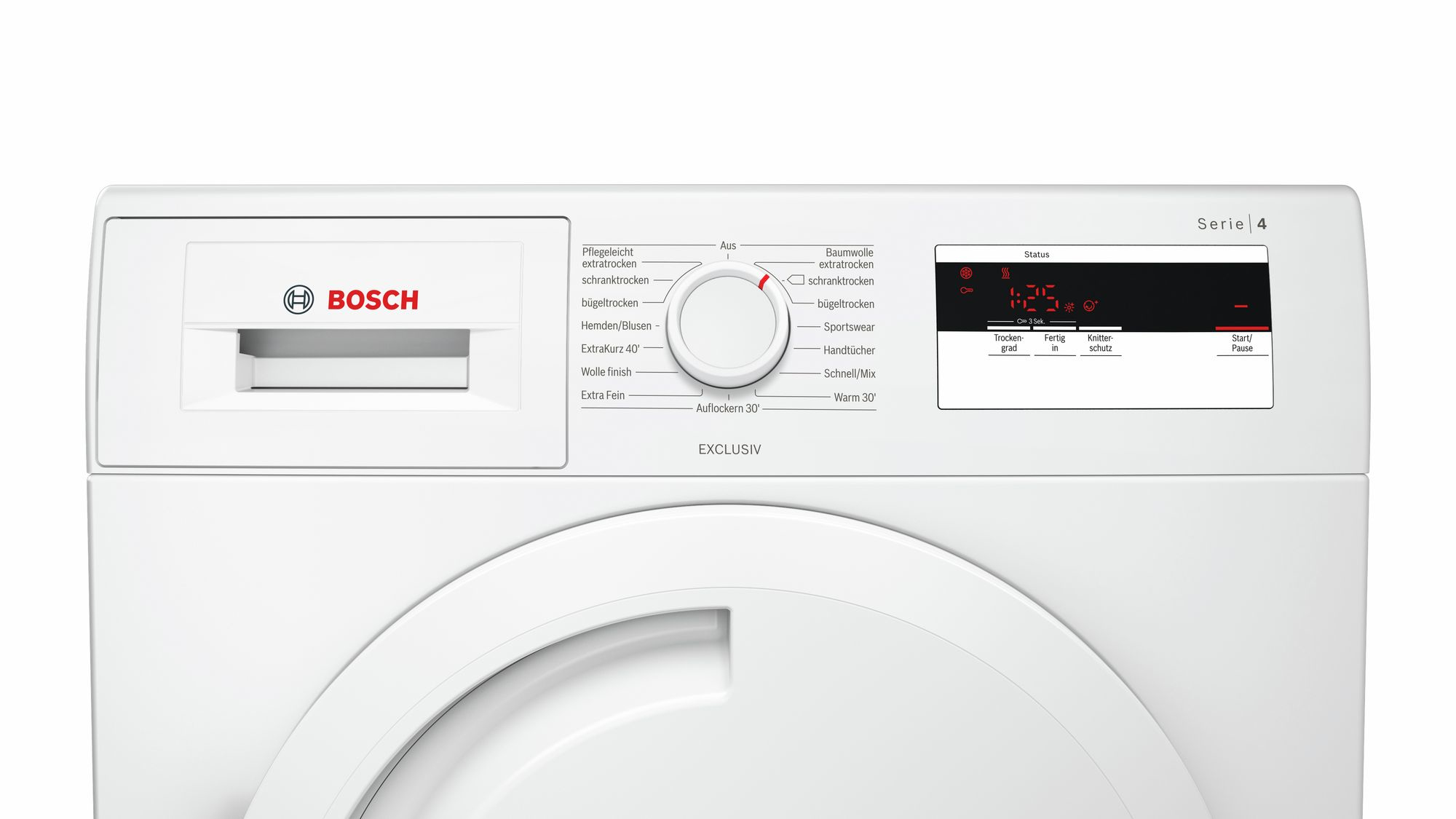 Bosch Serie 4 WTH83081 warmtepompdroger met 7 kg laadvermogen, AutoDry, SensitiveDrying System en EasyClean-filter. Energiezuinig en zorgvuldig drogen.