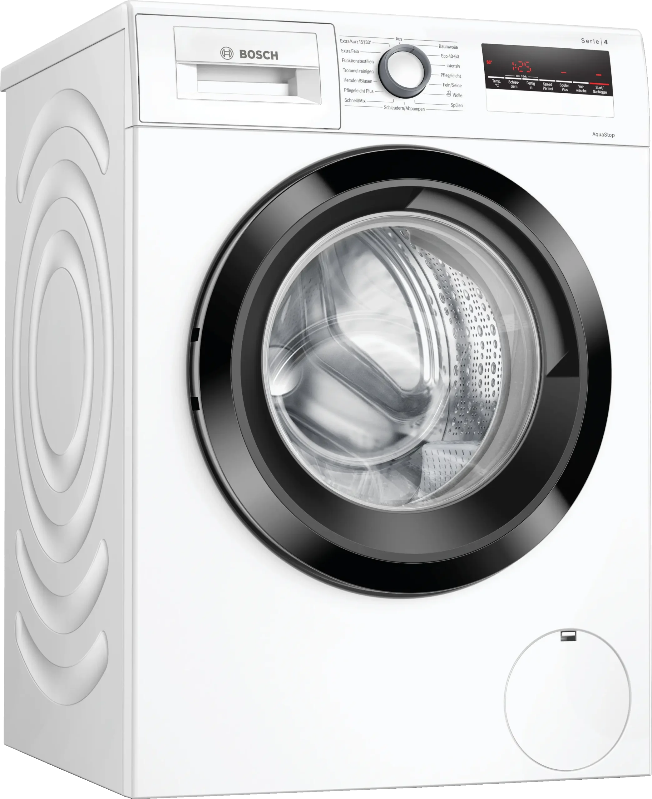 Bosch Serie 4 WAN28K40 wasmachine 8 kg met 1400 toeren, SpeedPerfect, EcoSilence Drive en AquaStop.