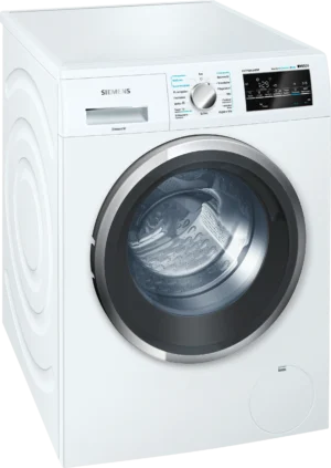 Siemens iQ500 WD15G490 was-droogcombinatie met 8 kg wascapaciteit, 5 kg droogcapaciteit, 1500 toeren en aquaStop.
