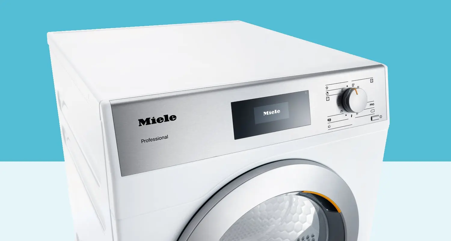 Miele Professional PDR 507 HP warmtepompdroger met 7 kg laadvermogen, 130 liter trommel en PerfectDry.