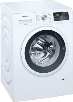 Siemens iQ300 WM14N140 wasmachine met 6 kg laadvermogen, 1400 toeren, iQdrive, speedPack L en aquaStop.