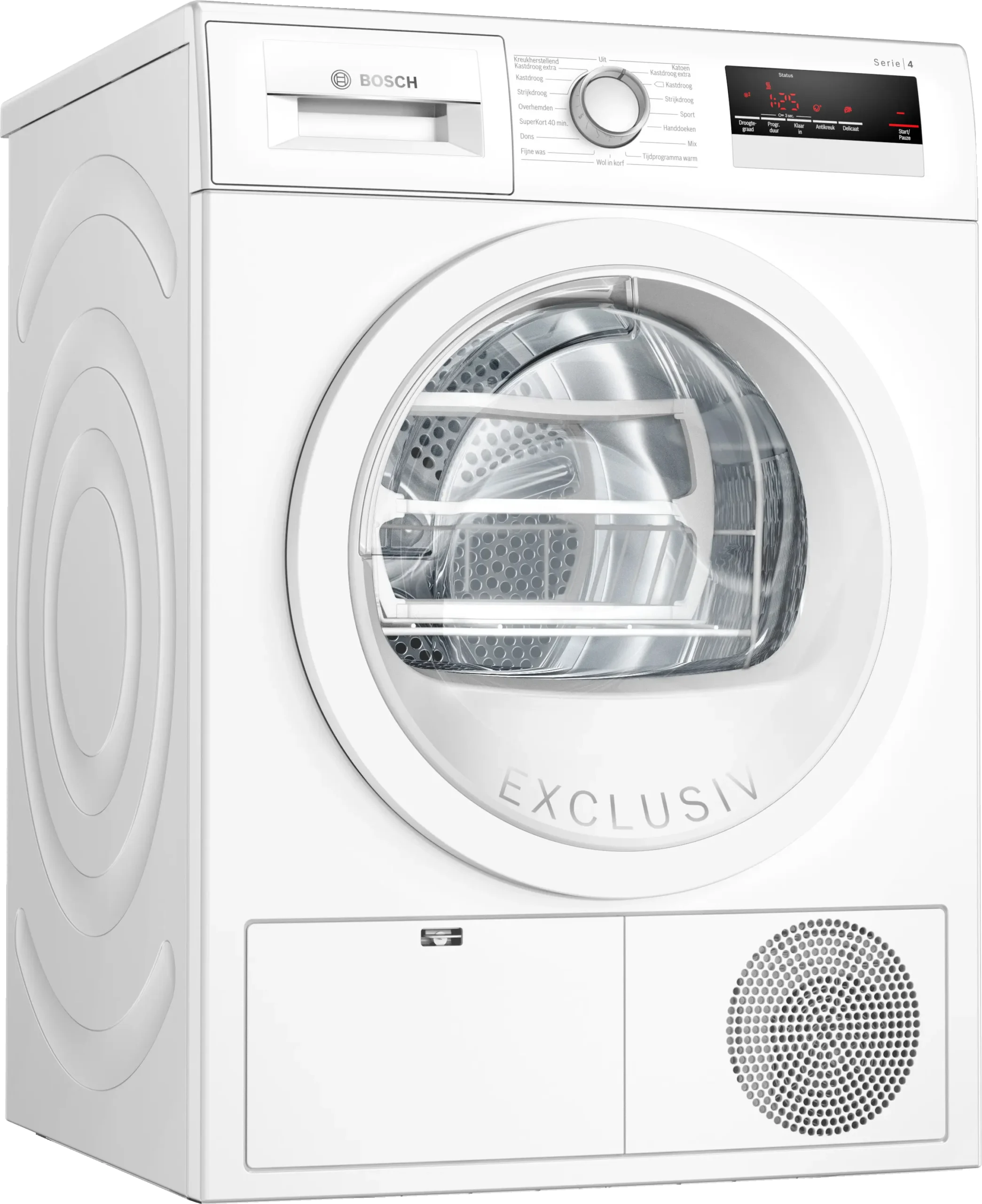 Bosch Serie 4 WTH85V90NL warmtepompdroger 8 kg met Auto Dry en Easy Clean.