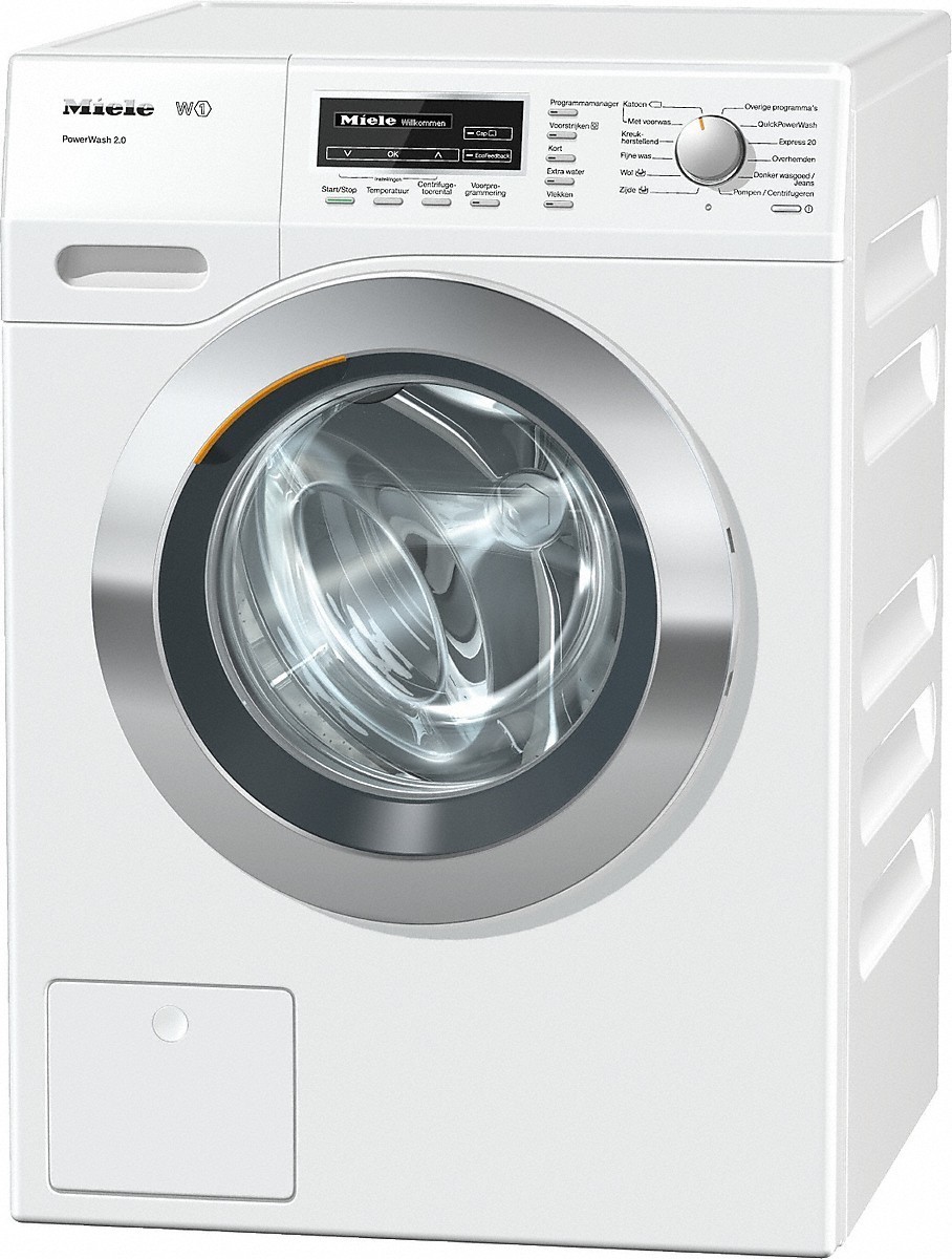 Miele W1 WKM 131 WPS wasmachine 8 kg met 1600 toeren, PowerWash en TwinDos.