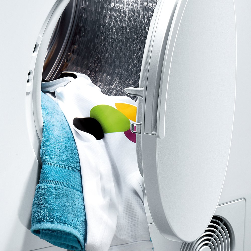 Siemens iQ300 WT44W161 warmtepompdroger 7 kg met SelfCleaning Condenser en automatische vochtmeting.