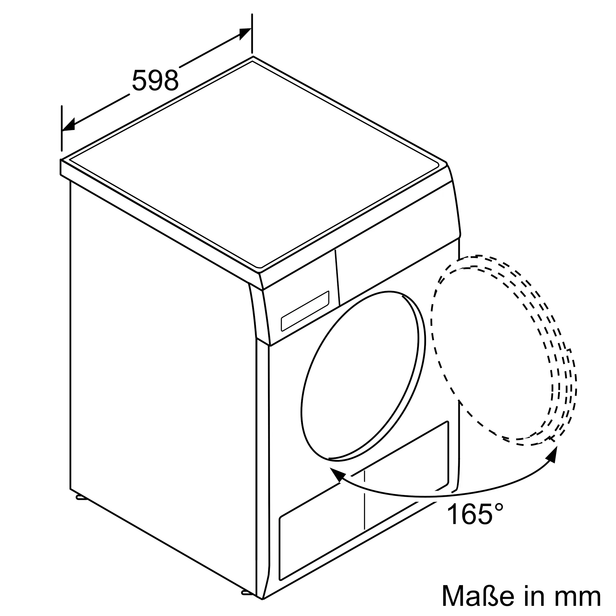 Siemens iQ300 WT44W161 warmtepompdroger 7 kg met SelfCleaning Condenser en automatische vochtmeting.