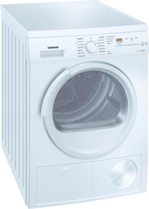 Siemens WT46E300 condensdroger met 6 kg laadvermogen, 112 liter trommel en LED-display