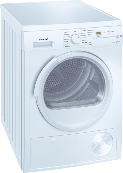 Siemens WT46E300 condensdroger met 6 kg laadvermogen, 112 liter trommel en LED-display