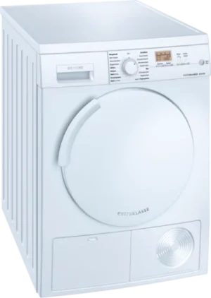 Siemens WT44S590 condensdroger met 7 kg laadvermogen en autoDry.